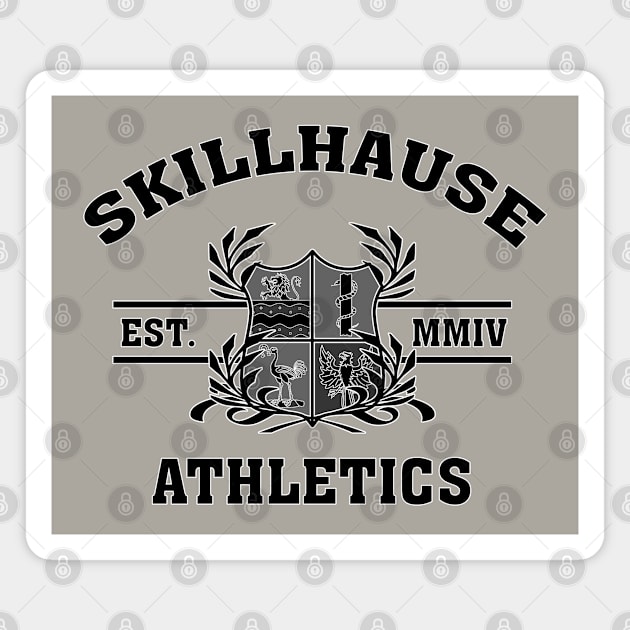 SKILLHAUSE - SKILLHAUSE ATHLETICS Magnet by DodgertonSkillhause